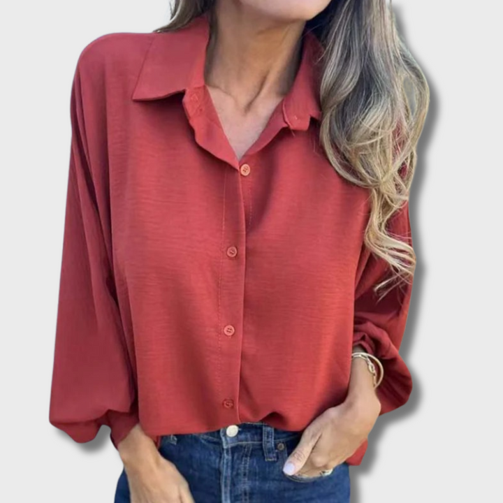 Beline™ - Button-Up Blouse