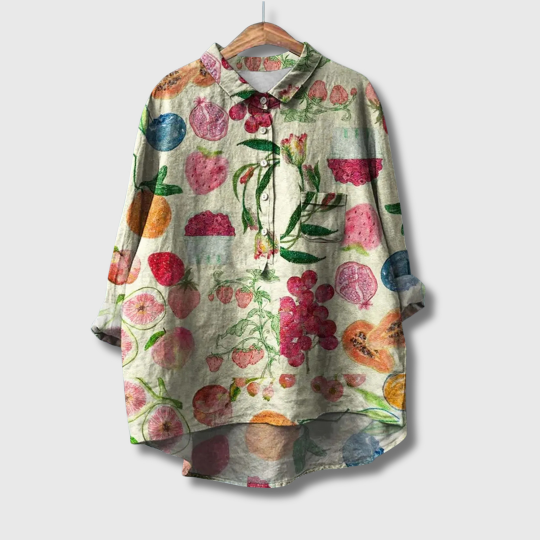 Rhonda™ - Elegant Women's Floral Shirt