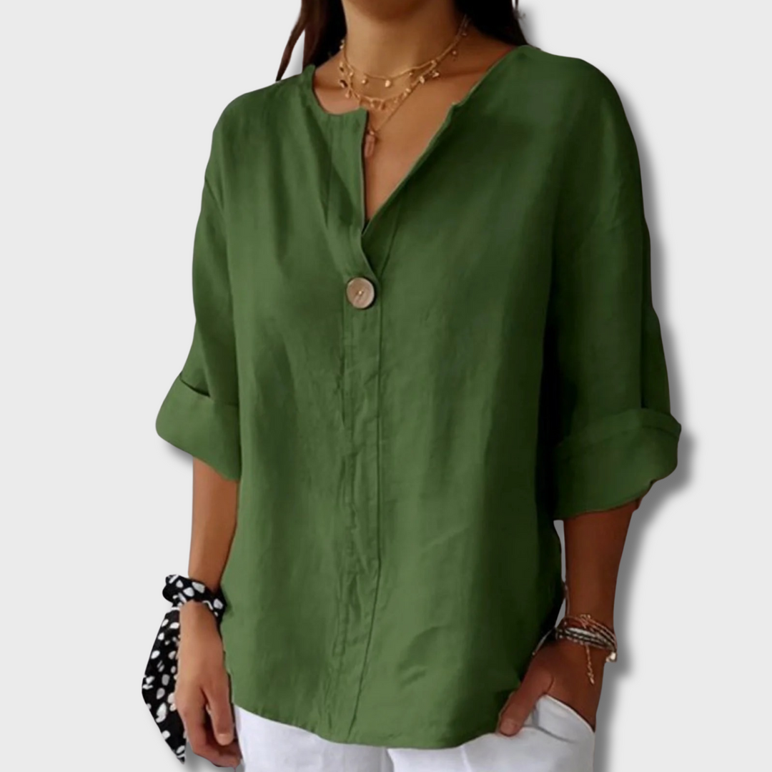 Juanita™ - Casual V-neck Blouse