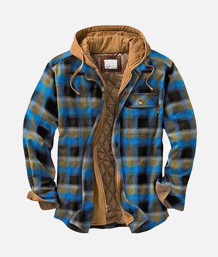 Tristan™ - Stylish Patchwork Plaid Jacket