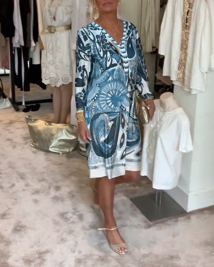 Mildred™ - Vintage Print Dress