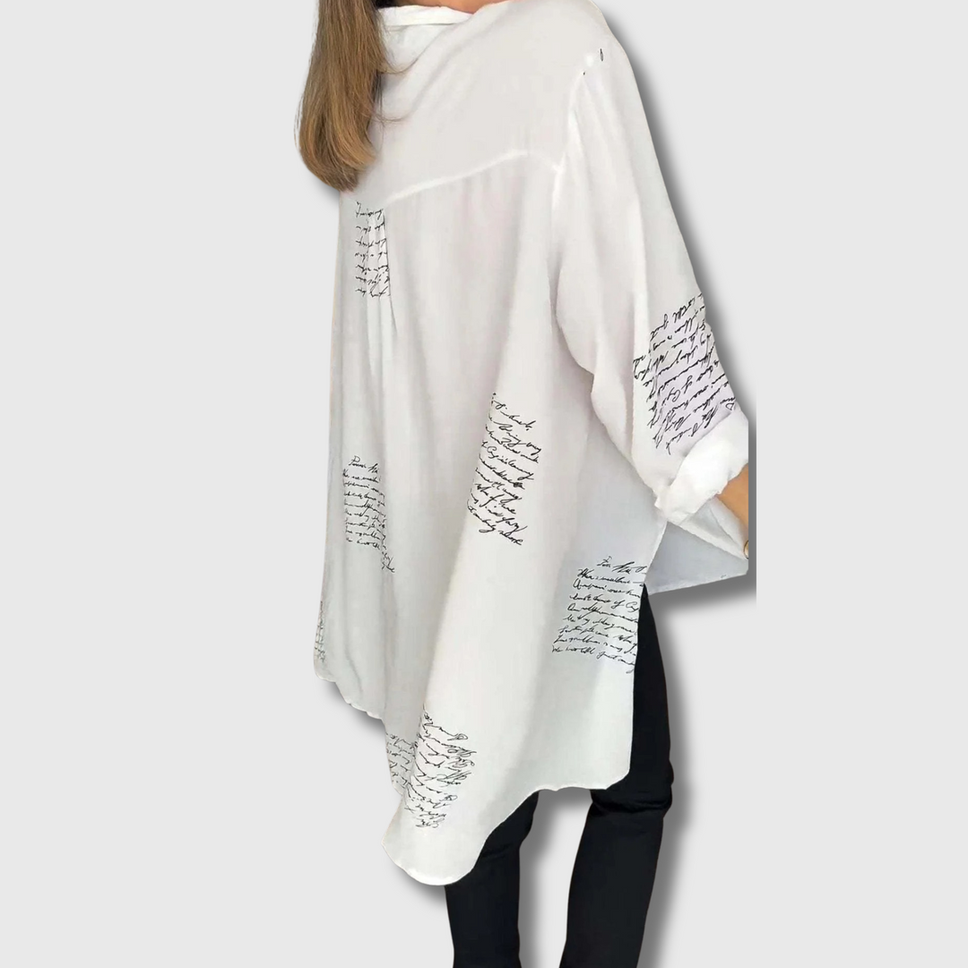 Juane™ - Handwritten Button-Up Shirt