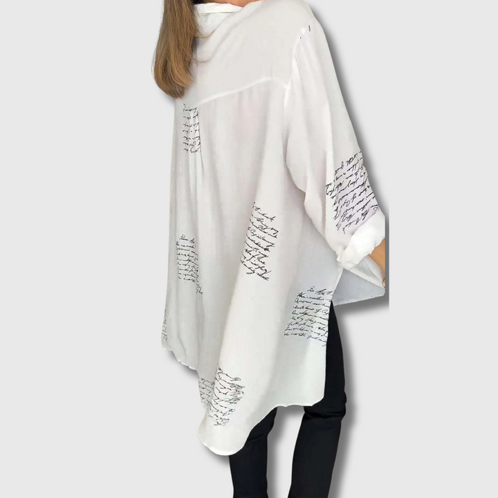 Juane™ - Handwritten Button-Up Shirt