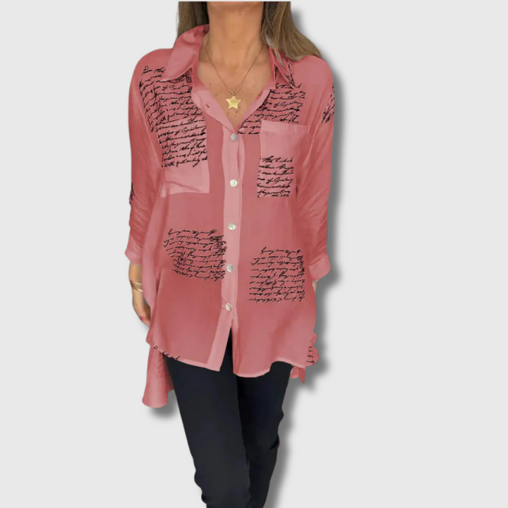 Juane™ - Handwritten Button-Up Shirt