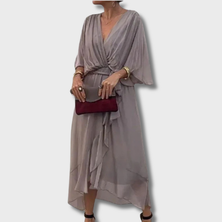 Abby™ - V-neck Flowy Dress