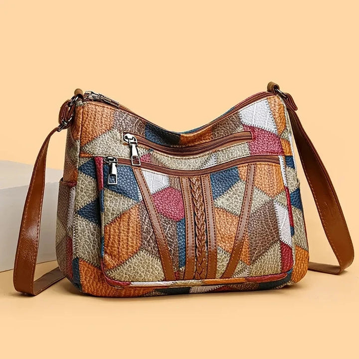 Edna™ -  Patchwork Shoulder Bag
