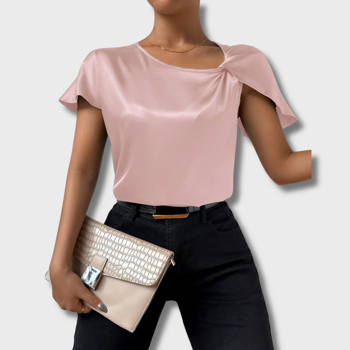 Gail™ - Trendy Top With Unique Shoulder Detail