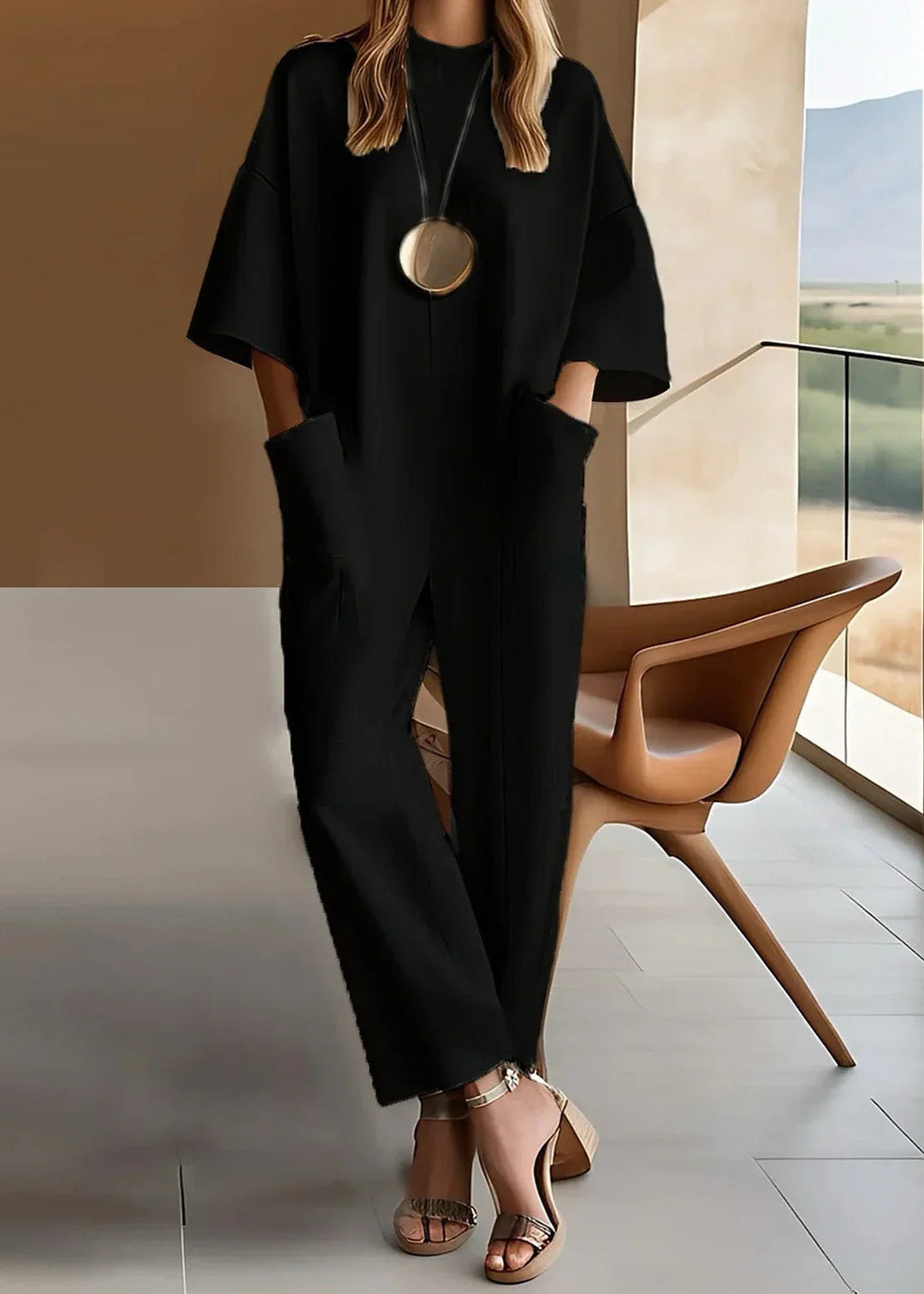 Sabrine™ - Short Sleeve Jumpsuit