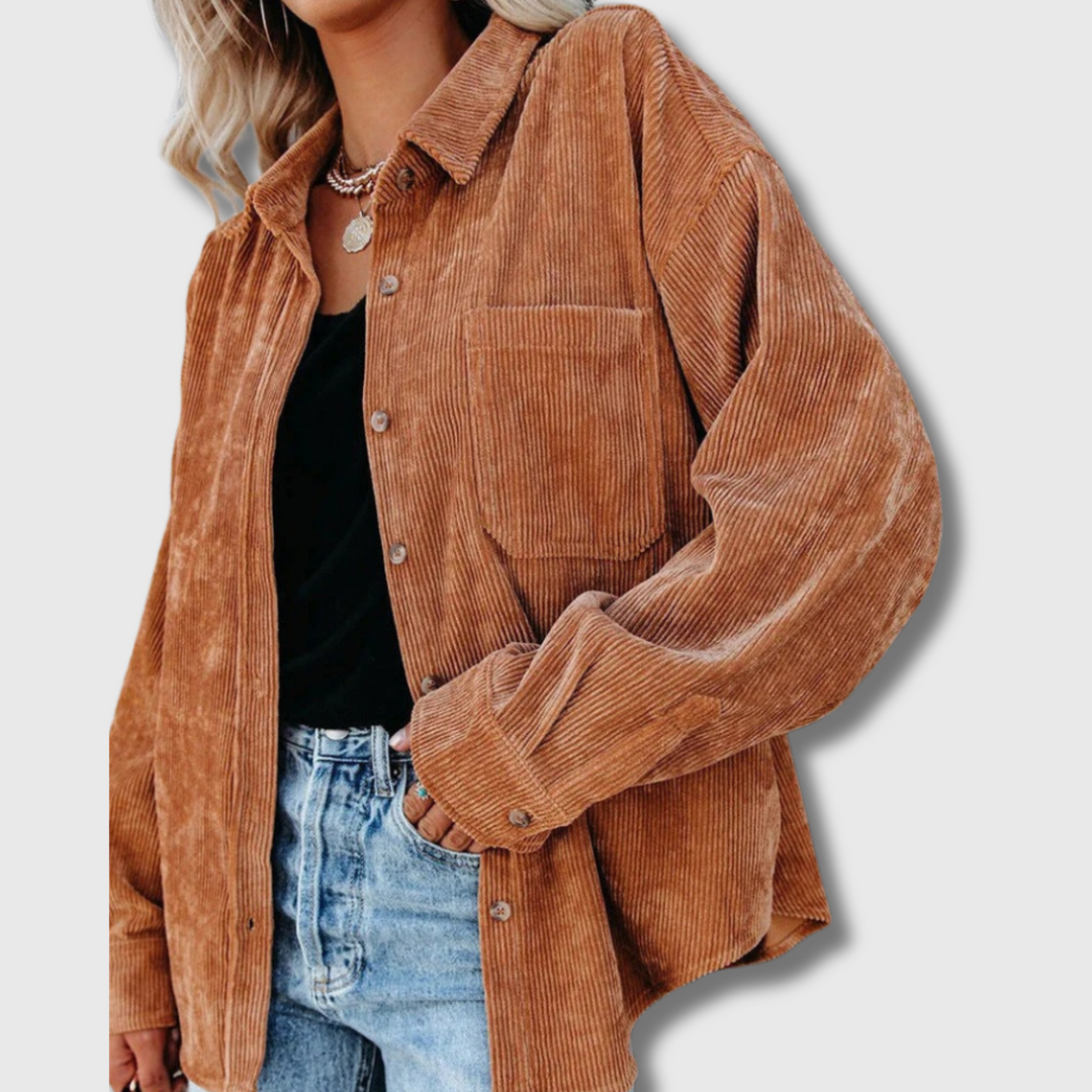 Gwen™ Vintage velvet shirt