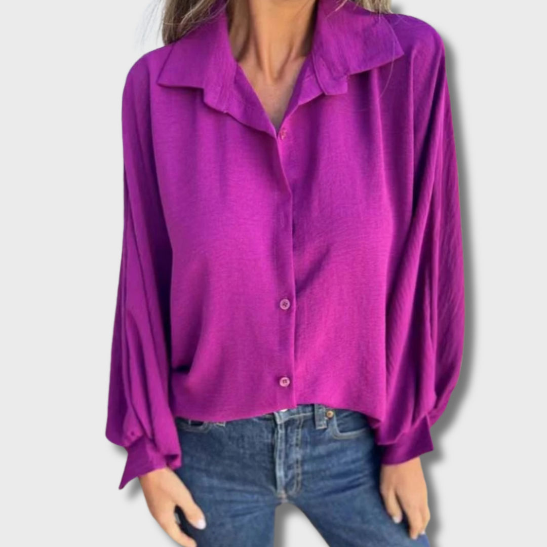 Beline™ - Button-Up Blouse