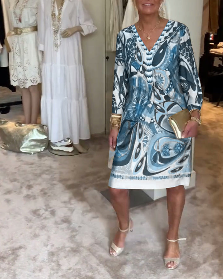Mildred™ - Vintage Print Dress