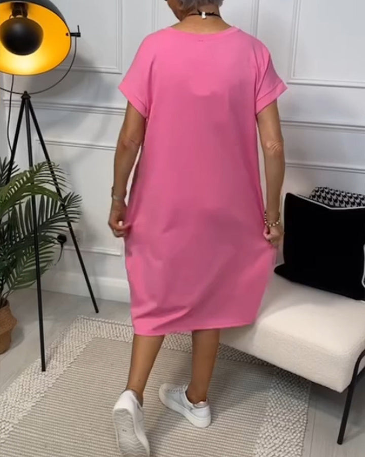 Faelina™ - Short Sleeved Dress