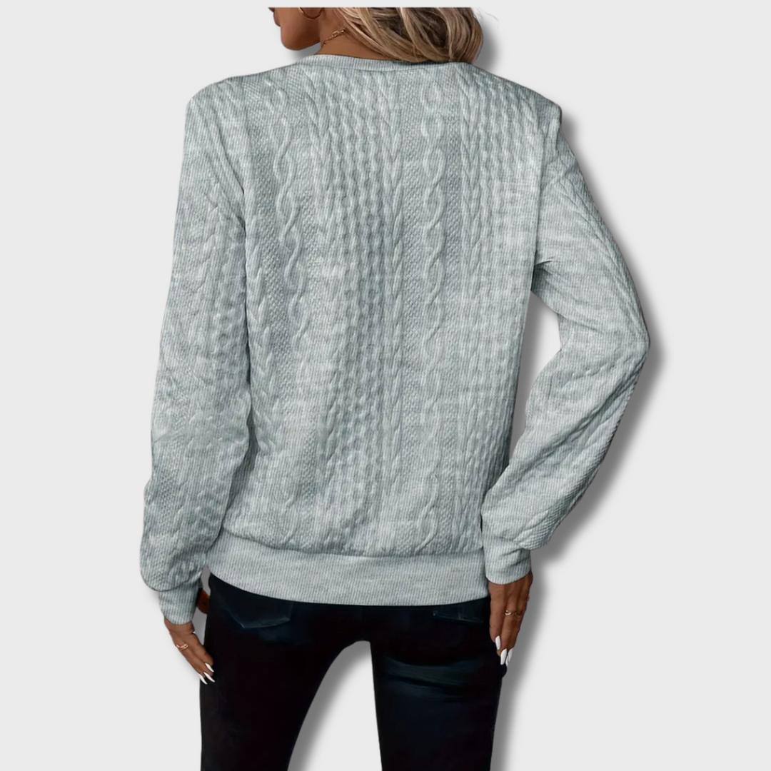 Tarra™ - Elegant Jumper with Zip