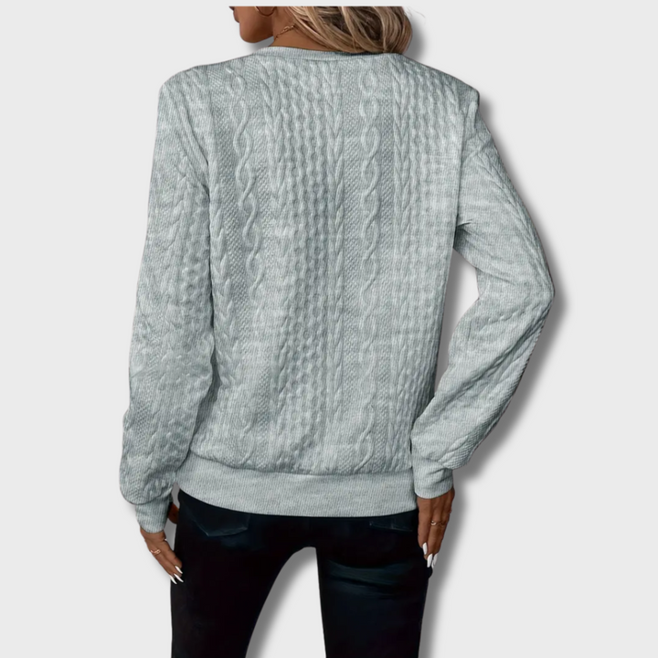 Tarra™ - Elegant Jumper with Zip