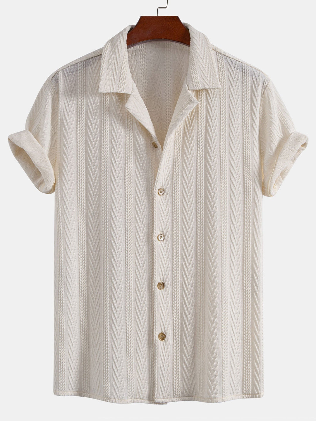 Elio™ - Cuban Shirt and Textured Shorts