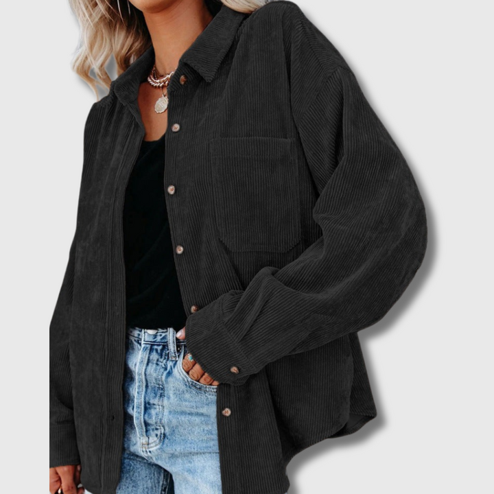 Gwen™ Vintage velvet shirt