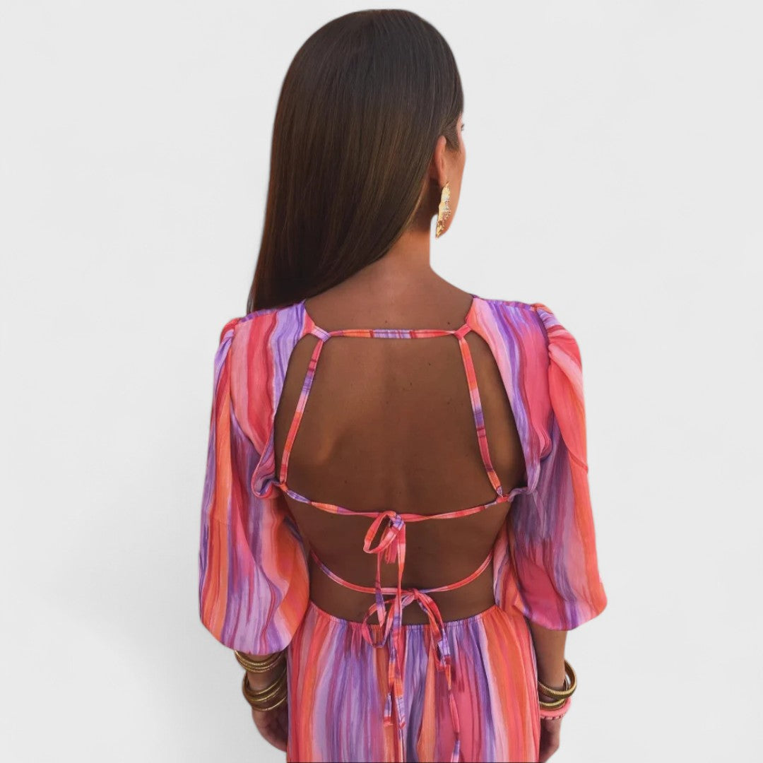Majar™ - Elegant Dress with Cut-Outs