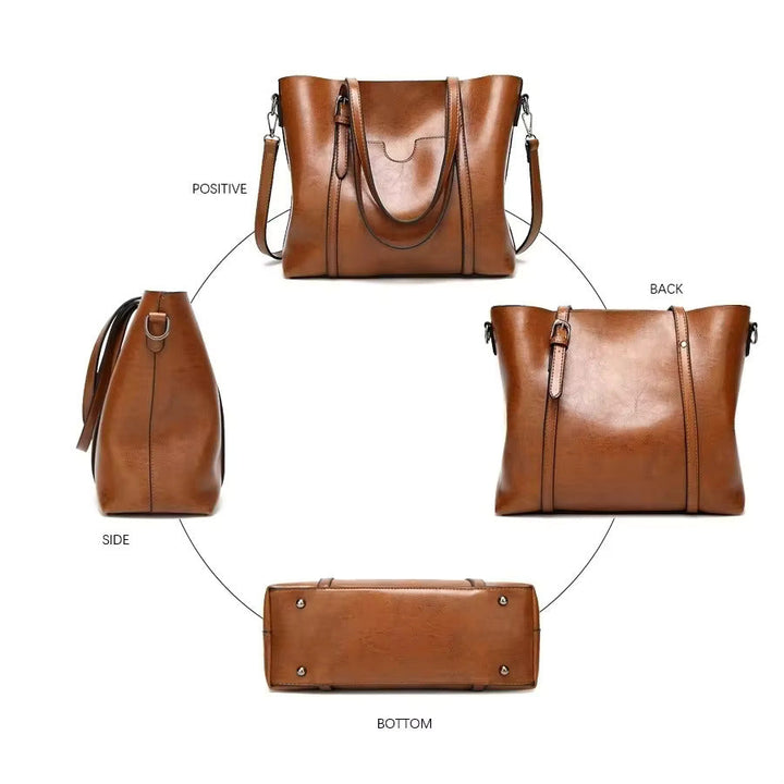 Matilde™ - Leather Carrier Bag
