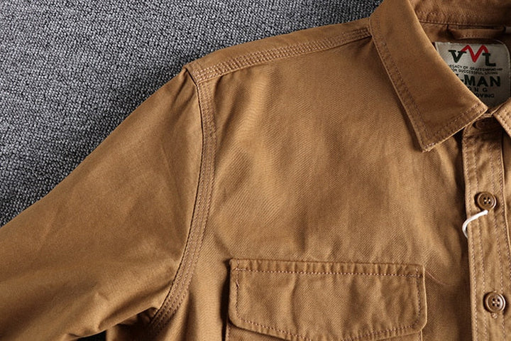 Baron™ - Tailored Cotton Cargo Shirt