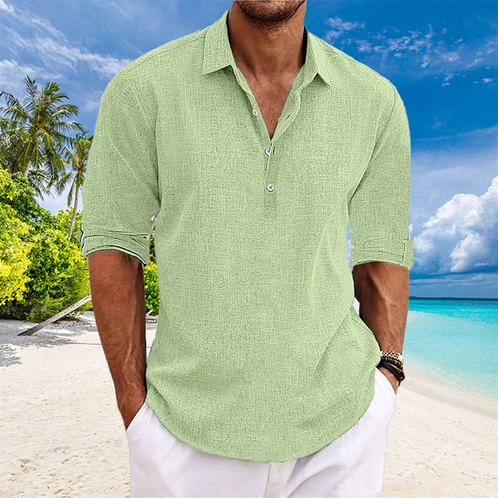 Wesley™ - Casual Linen Long Sleeve Shirt