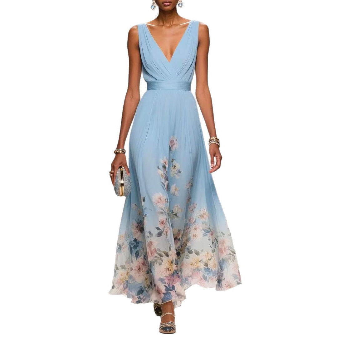 Lucinda™ - V-Neck Maxi Dress
