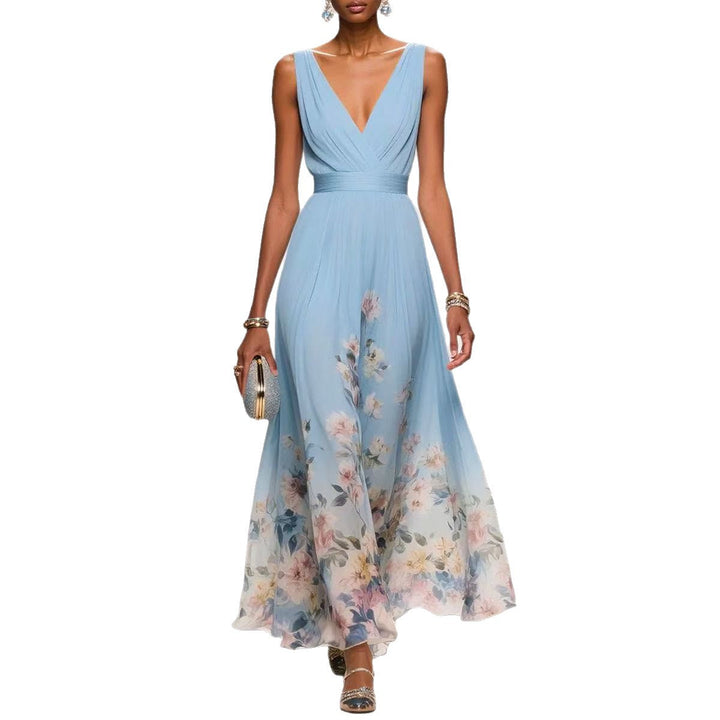 Lucinda™ - V-Neck Maxi Dress