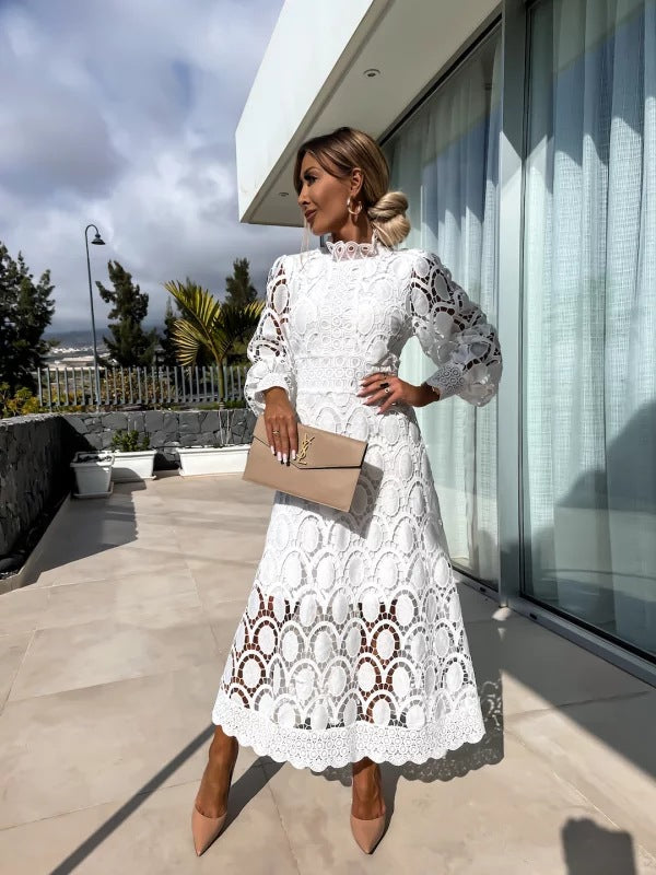 Toni™ - Stylish French Lace Dress