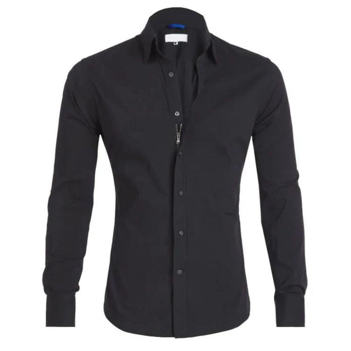 Ezekiel™ - Crease-resistant Zip-up Shirt