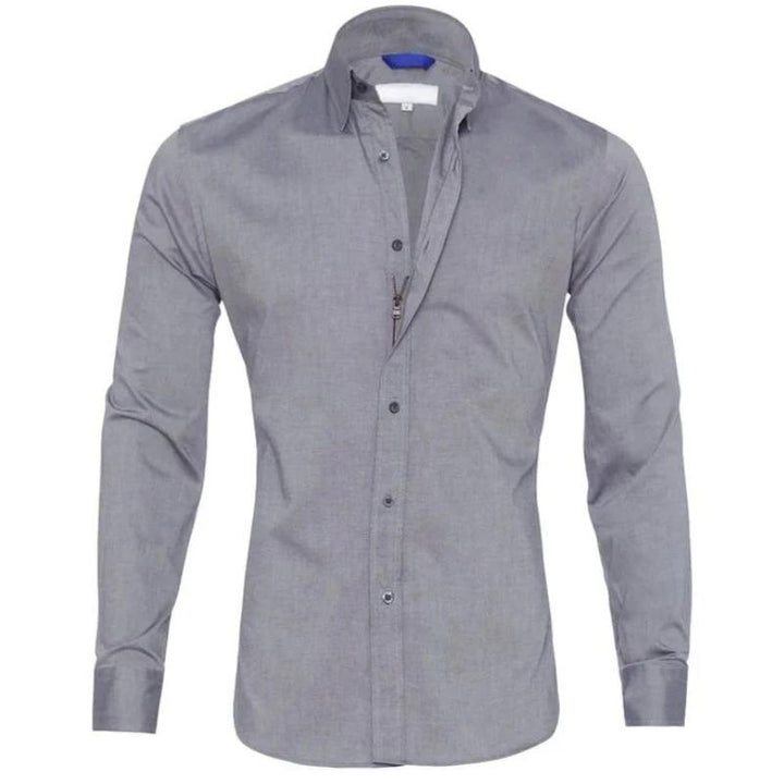 Ezekiel™ - Crease-resistant Zip-up Shirt