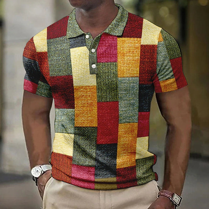 Josiah™ - Stylish Multi-Color Polo Shirt