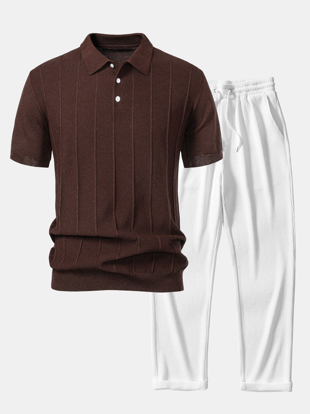 Ashton™ - Knit Polo Shirt and Corduroy Pants