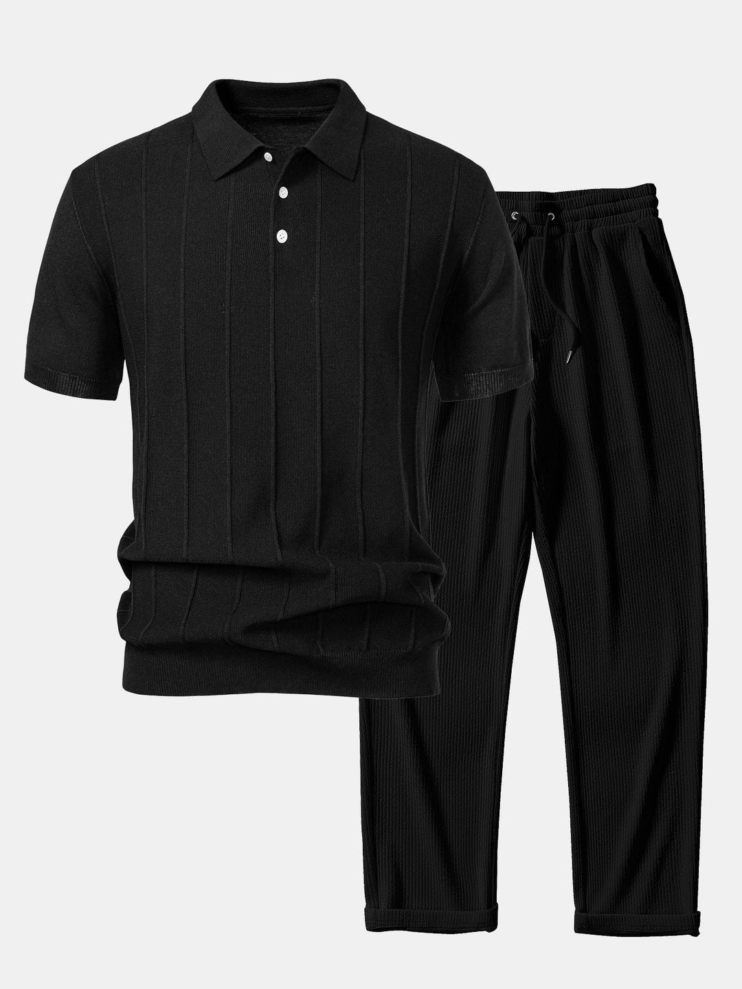 Ashton™ - Knit Polo Shirt and Corduroy Pants