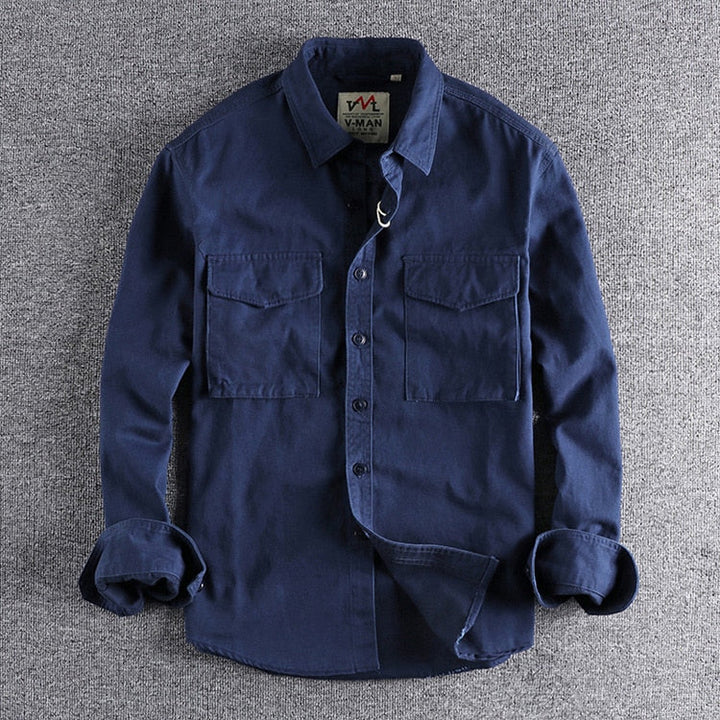 Baron™ - Tailored Cotton Cargo Shirt