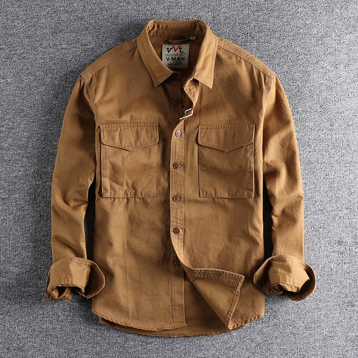 Baron™ - Tailored Cotton Cargo Shirt