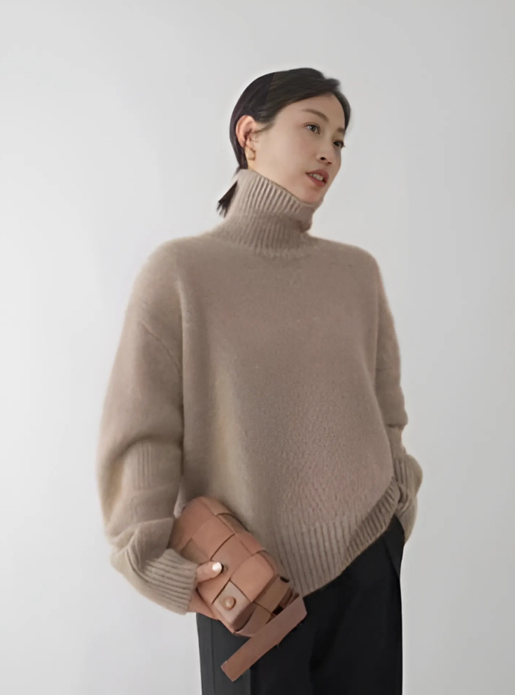 Zeina™ - Turtleneck Sweater