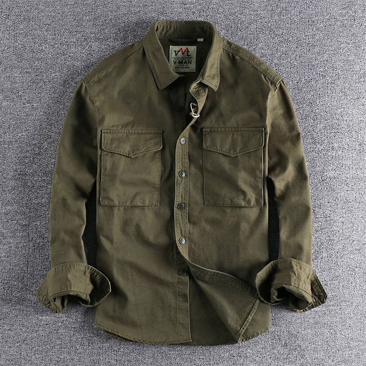 Baron™ - Tailored Cotton Cargo Shirt