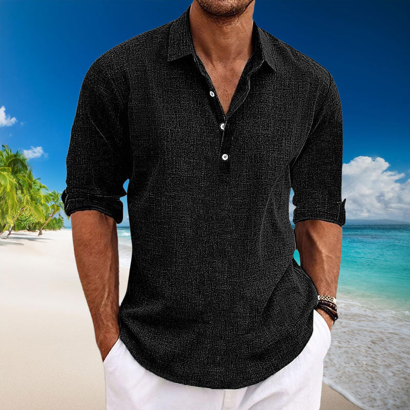 Wesley™ - Casual Linen Long Sleeve Shirt