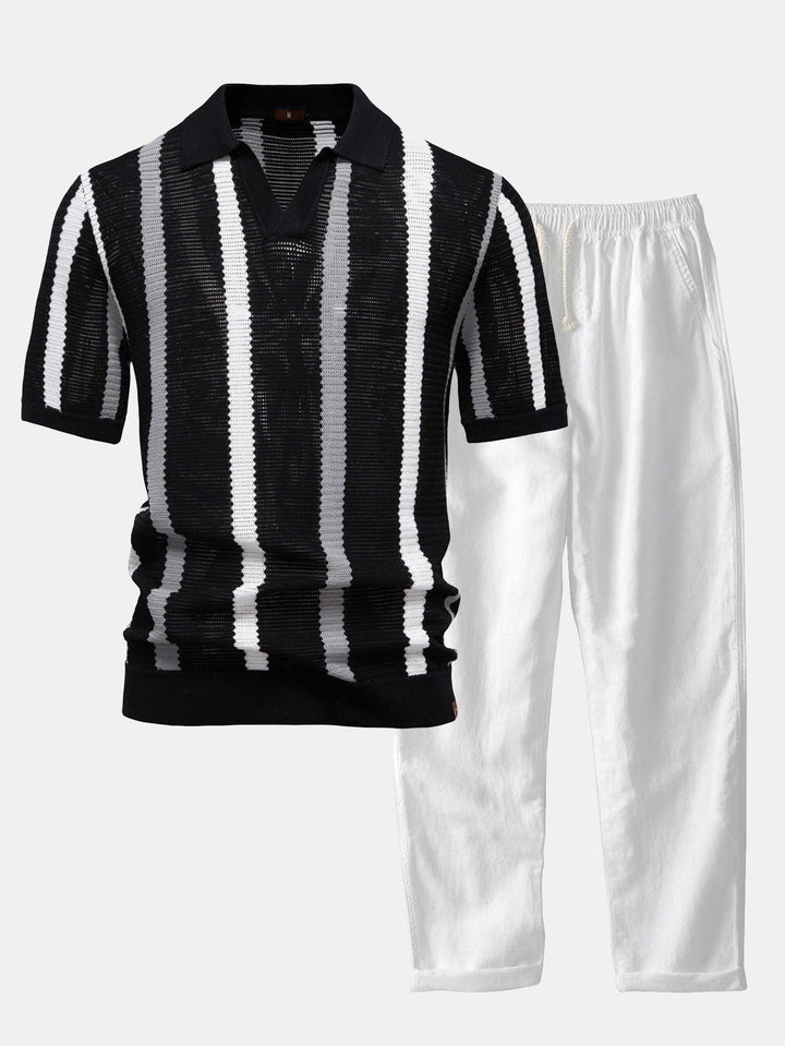 Jett™ - Knit Polo and Straight Leg Pants