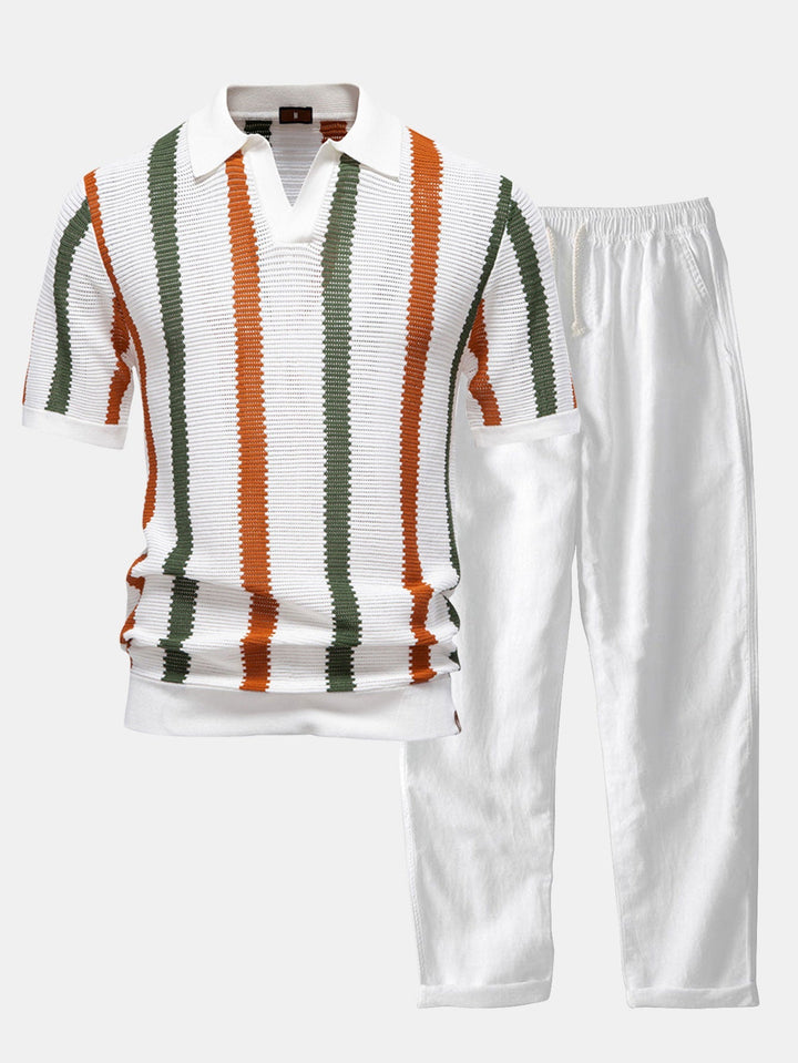 Jett™ - Knit Polo and Straight Leg Pants