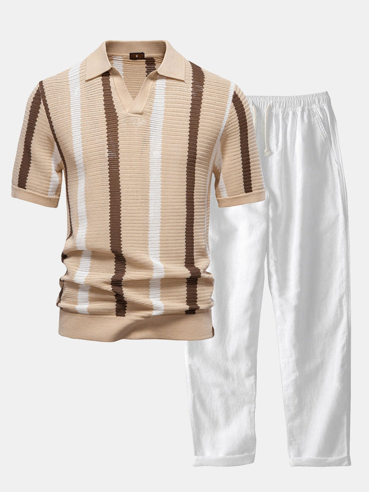 Jett™ - Knit Polo and Straight Leg Pants