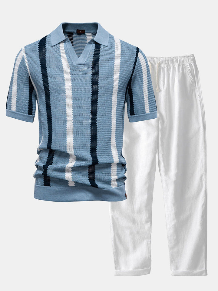 Jett™ - Knit Polo and Straight Leg Pants