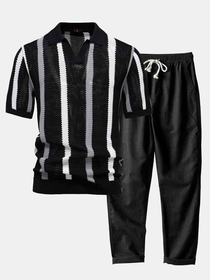 Jett™ - Knit Polo and Straight Leg Pants