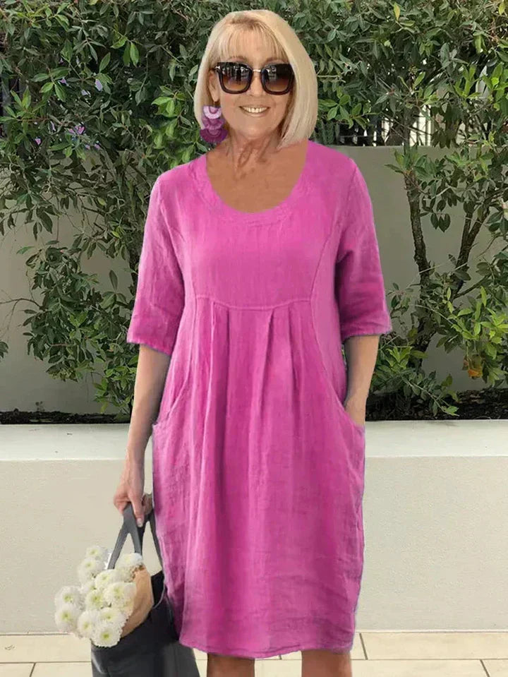 Elani™ - Loose Dress with Pockets