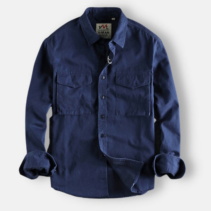 Baron™ - Tailored Cotton Cargo Shirt