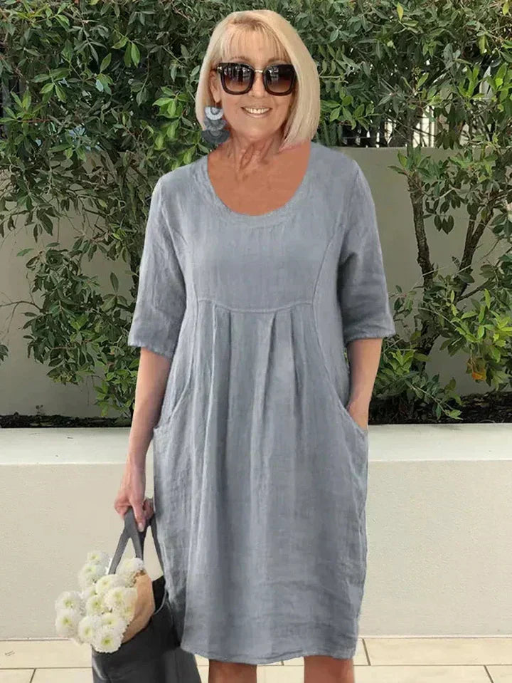 Elani™ - Loose Dress with Pockets