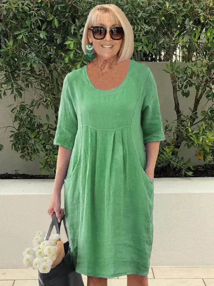Elani™ - Loose Dress with Pockets