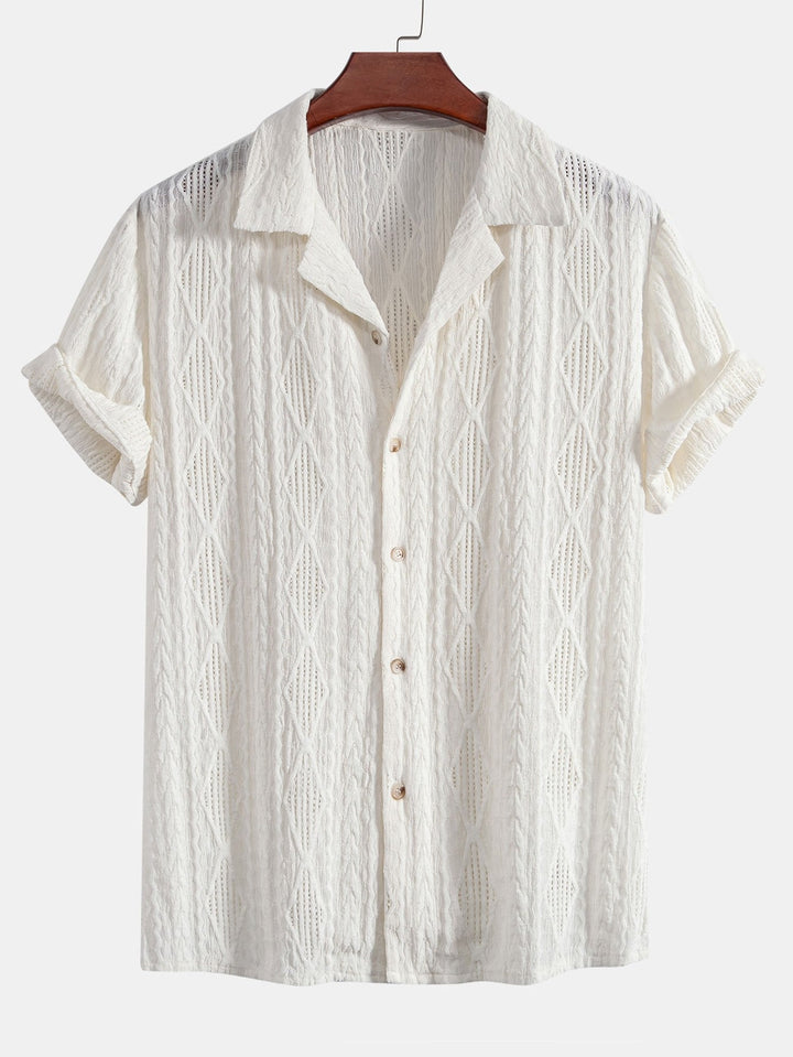 Bodhi™ - Shirt and Textured Shorts Set