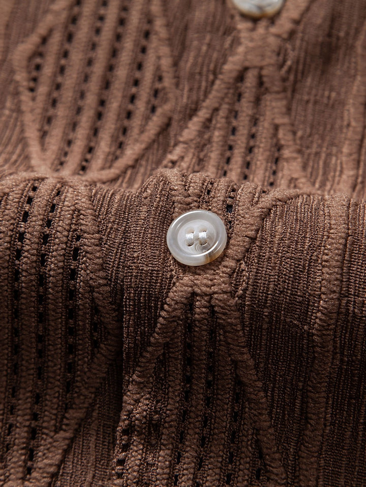 Bodhi™ - Shirt and Textured Shorts Set