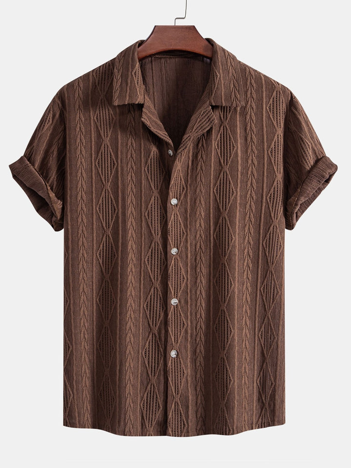 Bodhi™ - Shirt and Textured Shorts Set