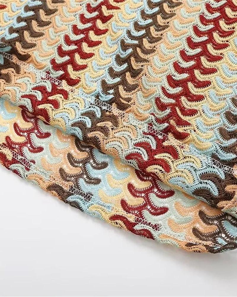 Yonna™ - Boho Crochet Beach Tunic Dress